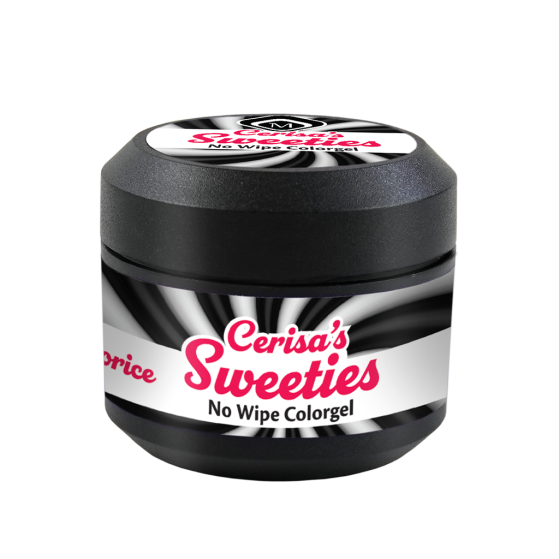 Cerisa Sweeties No Wipe Color Gel Black Licorice