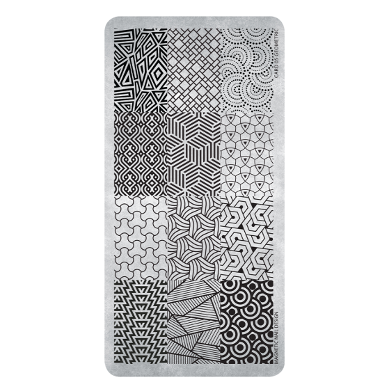 Stamping Plate 05 Geometic