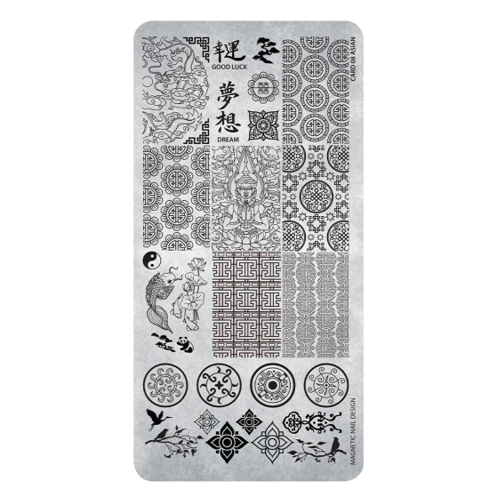 Stamping Plate 08 Asian Style