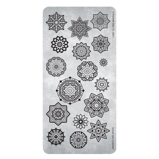 Stamping Plate 15 Free Mandala