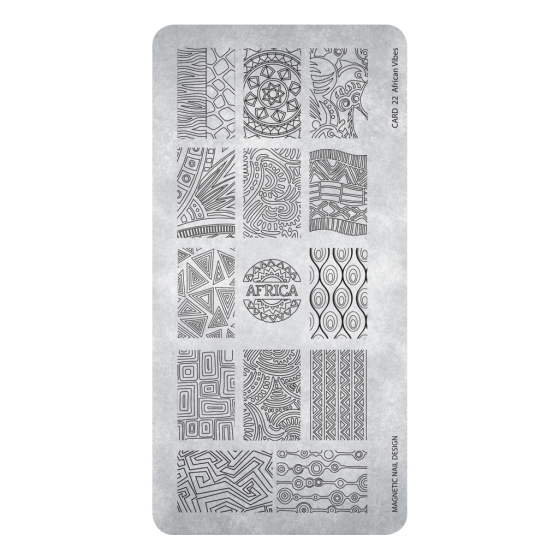 Stamping Plate 22 African Vibes