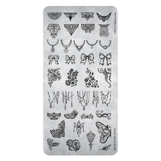 Stamping Plate 31 Masquerade