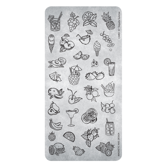 Stamping Plate 37 Tequilla Sunrise