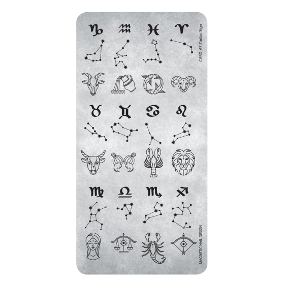 Stampingplate 67 Zodiac Sign