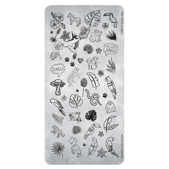 Stampingplate 75 Jungle Vibes