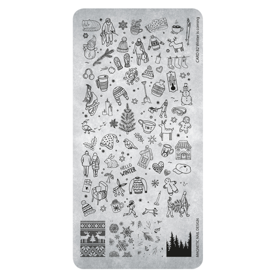 Stampingplate 82 Winter is Coming
