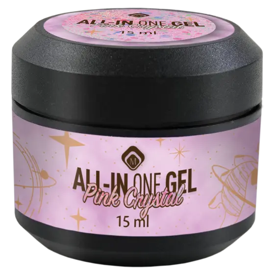 All-in-One-Gel Pink Crystal